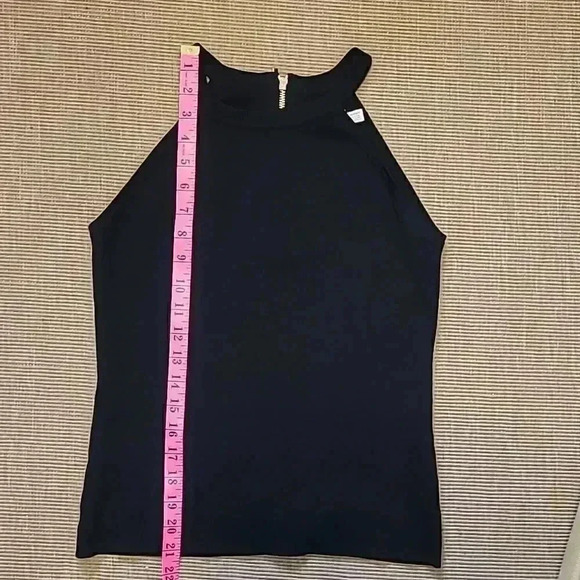 NWOT Gorgeous Eliza  J Cutaway Knit Tank Top Luxe - Black - Size XS - Picture 8 of 8